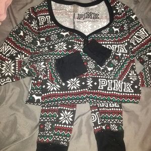 Xs Pink one piece sleeper